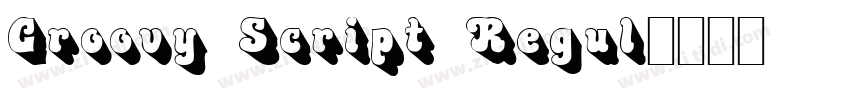Groovy Script Regul字体转换